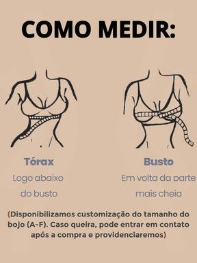 Sutiã BellaForma - Suporte Máximo e Alças Removíveis [Pague 1 e Leve 2 + Brinde Exclusivo]