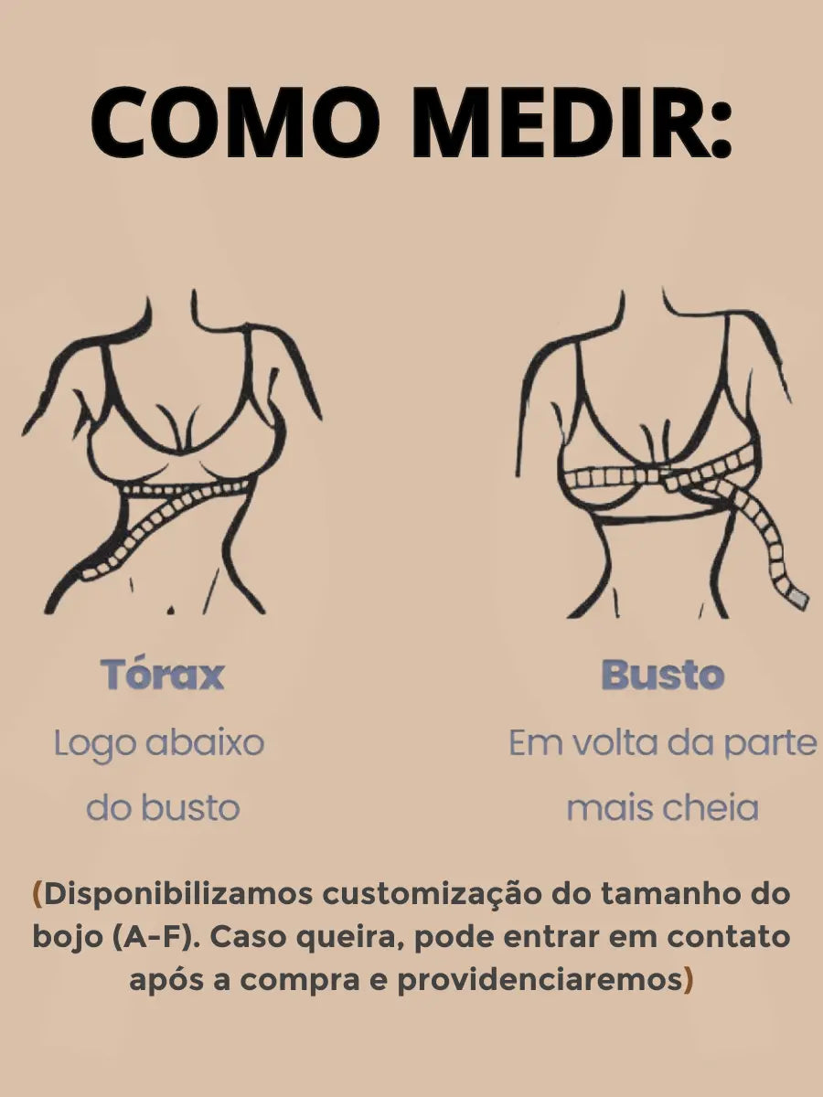 Sutiã BellaForma - Suporte Máximo e Alças Removíveis [Pague 1 e Leve 2 + Brinde Exclusivo]